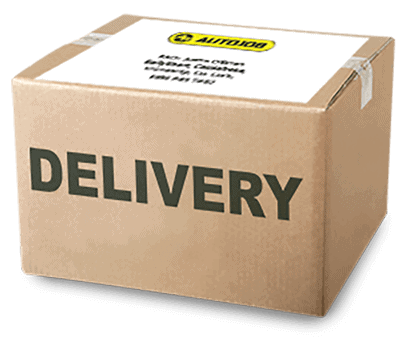Image of delivery package with cleaned DPF from Autojob